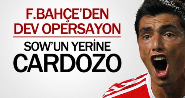 Sow'un yerine Cardozo!